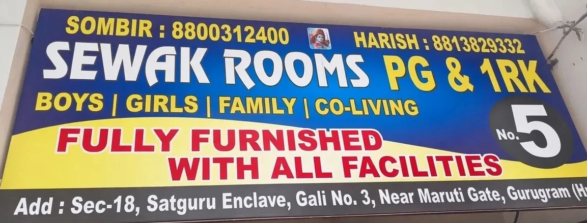 Sewak PG – Comfortable PG and Co-Living Rooms in Gurugram