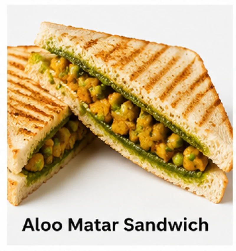 Aloo Matar Sandwich